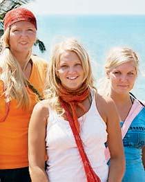 Malin Johansson, Anna Johansson och Rebecca Larsson.