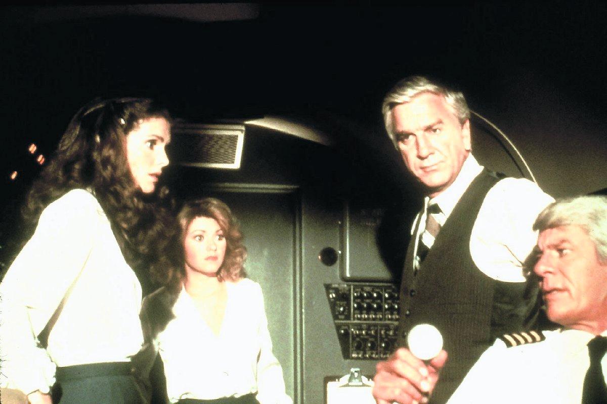 I filmen ”Titta vi flyger” från 1980.