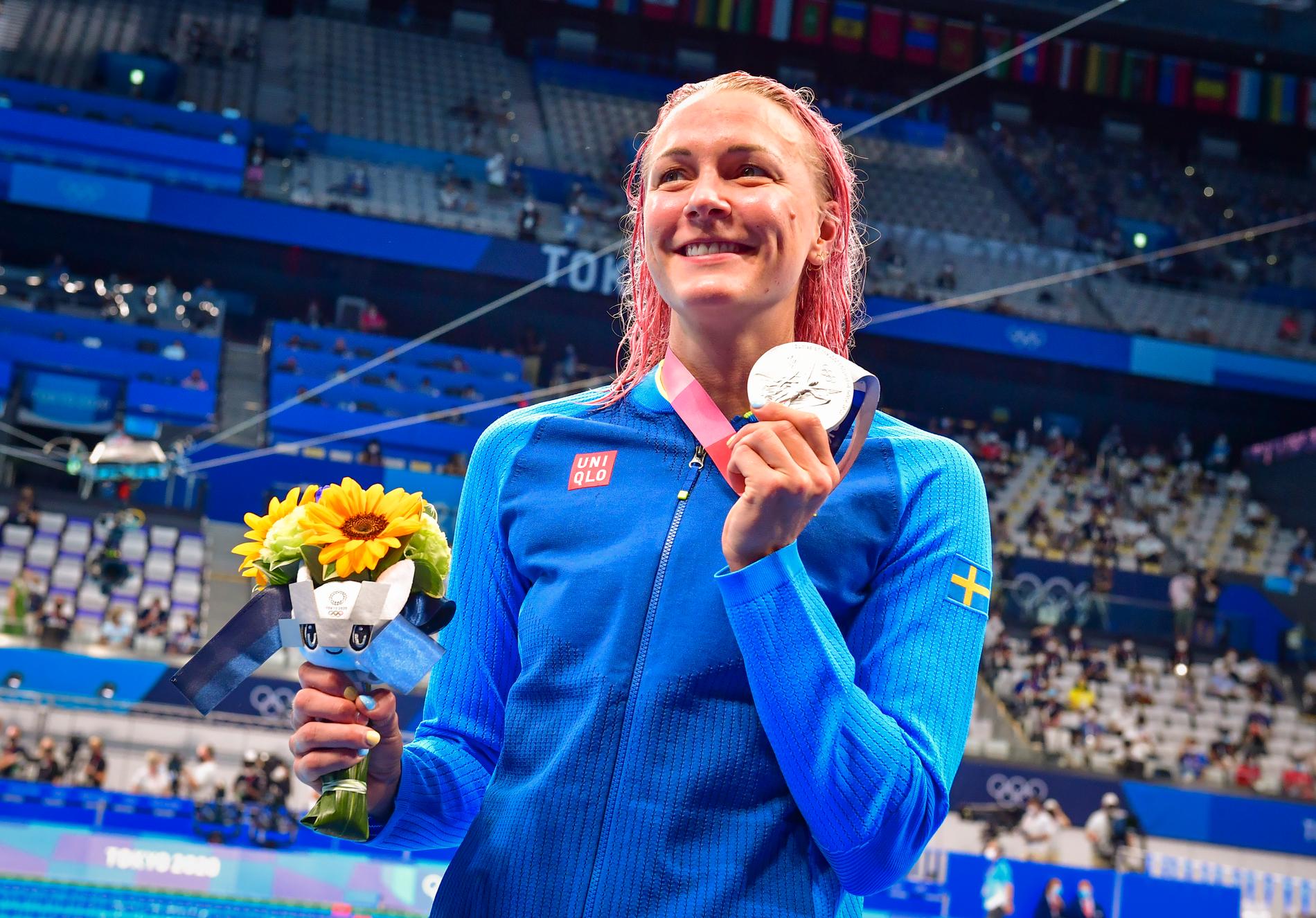 Efter OS-silvret i Tokyo ska Sarah Sjöström jaga medaljer i dubbla mästerskap under hösten. Arkivbild.