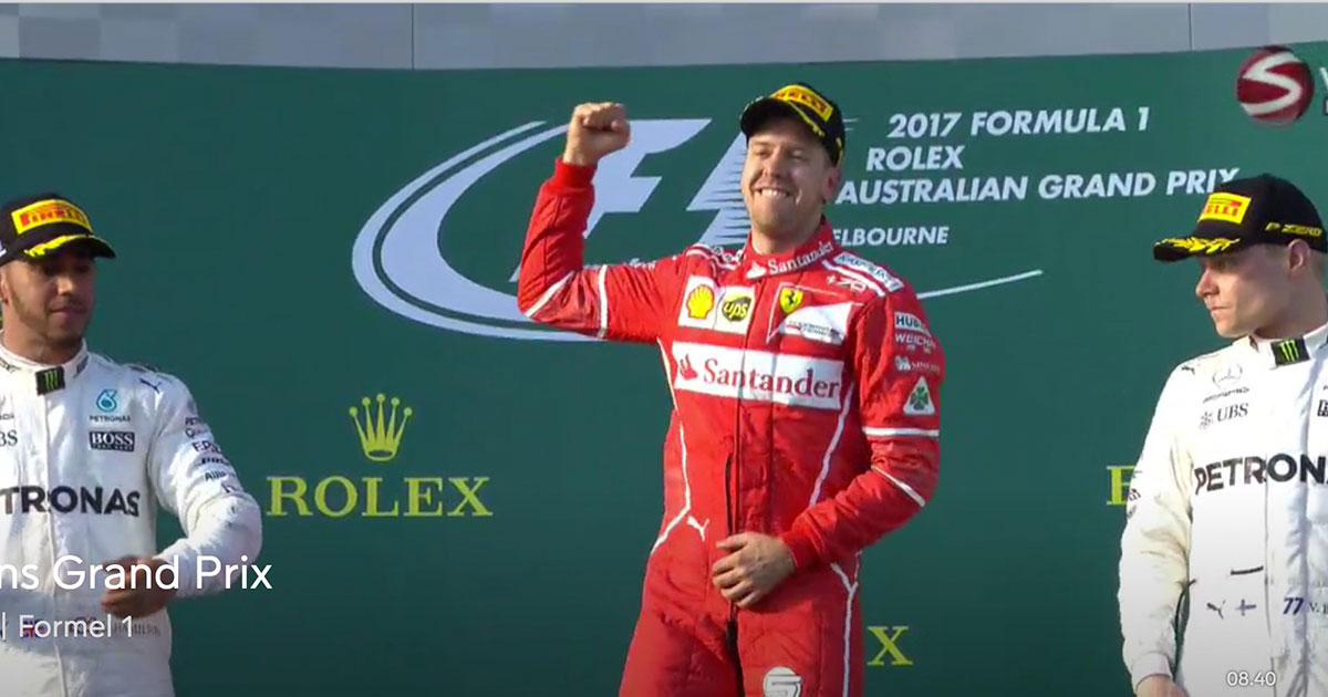 Vettel imponerade i F1-premiären