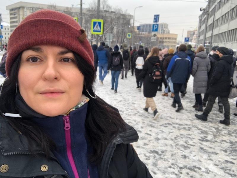 Utrikeskorrespondenten Maria Georgieva, på plats i Moskva för Aftonbladets räkning.