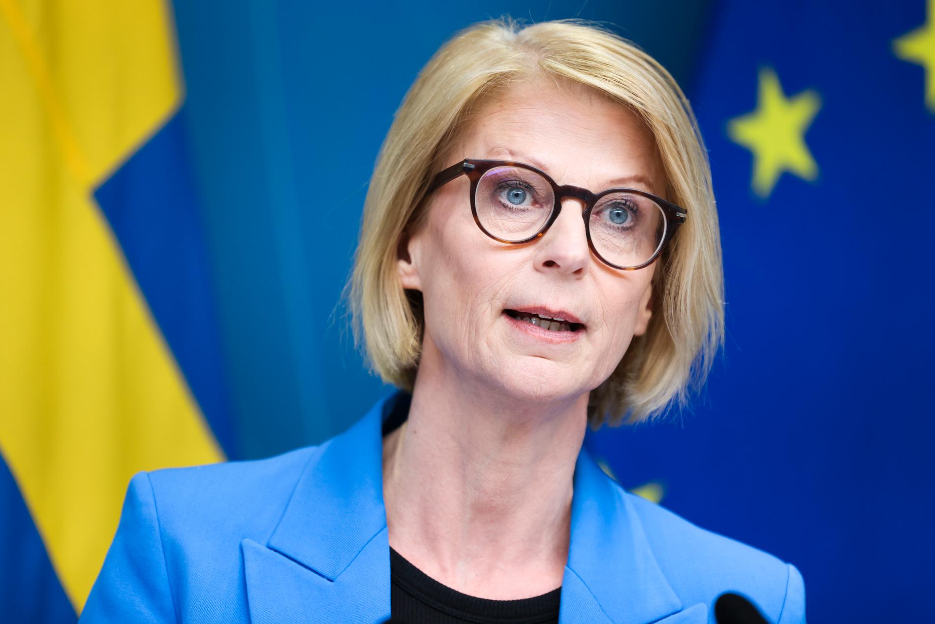 Finansminister Elisabeth Svantesson (M). Arkivbild.