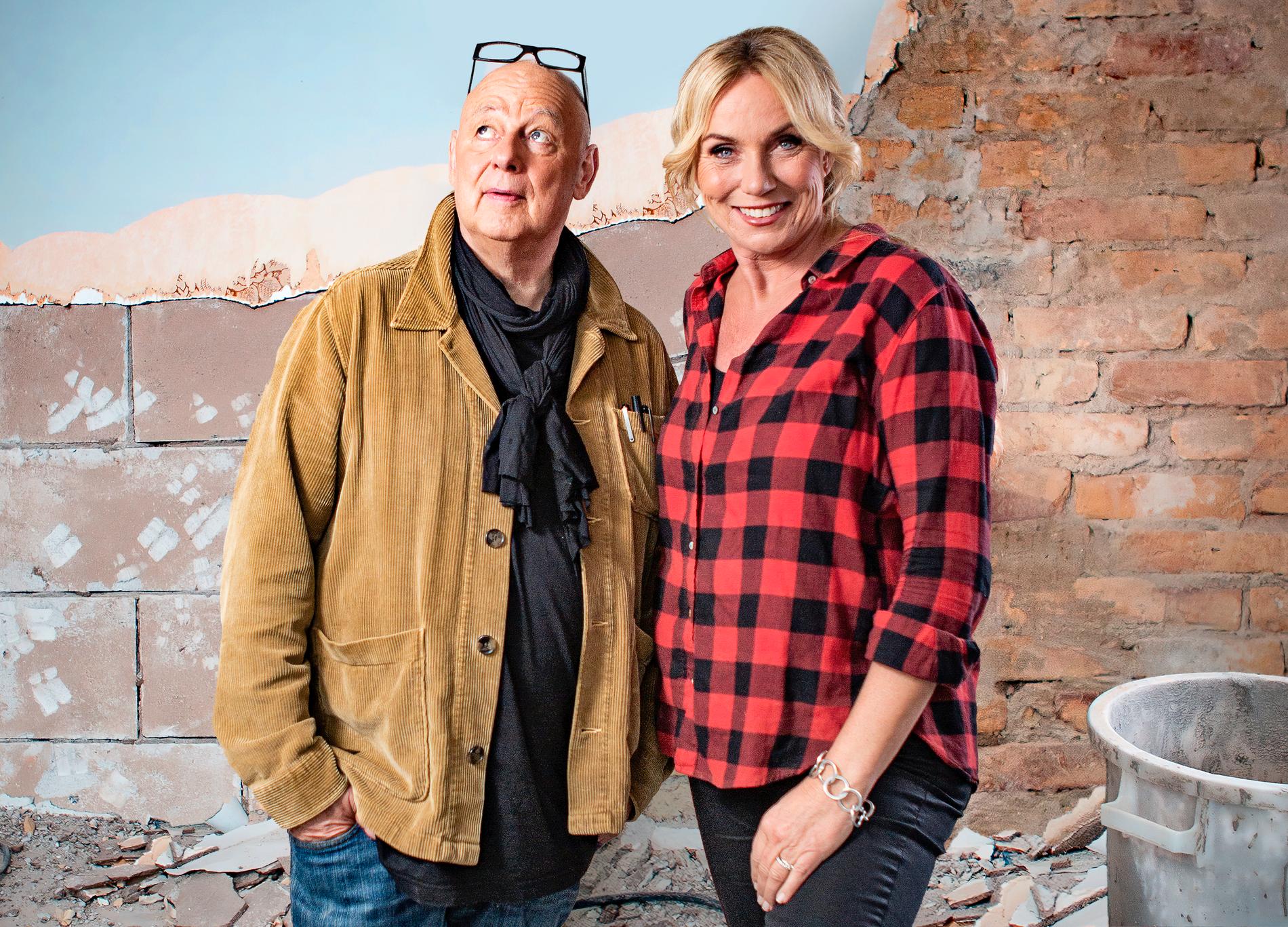 Gert Wingårdh och Anne Lundberg i ”Husdrömmar” på SVT.