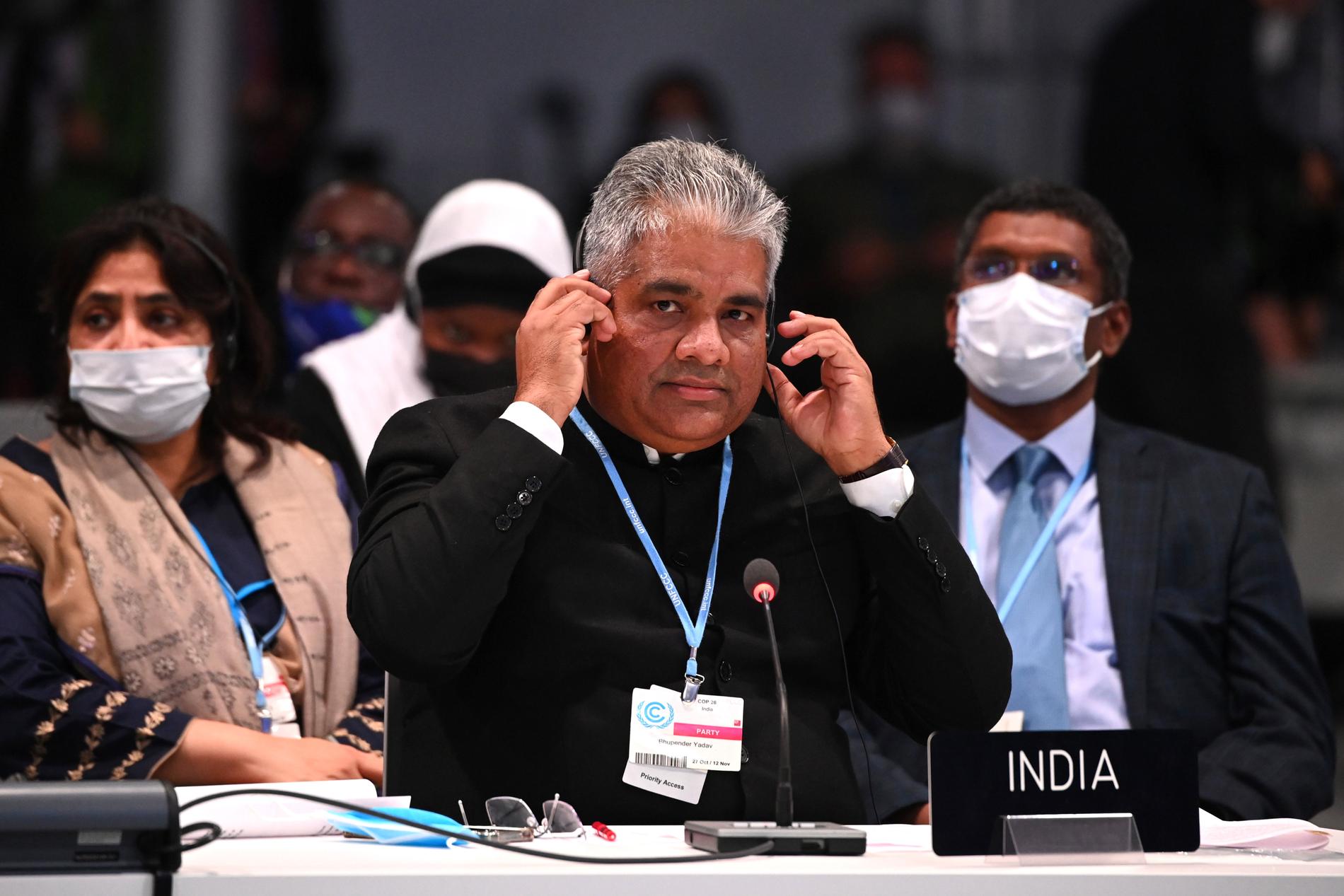 Indiens delegation drev igenom stränga krav.