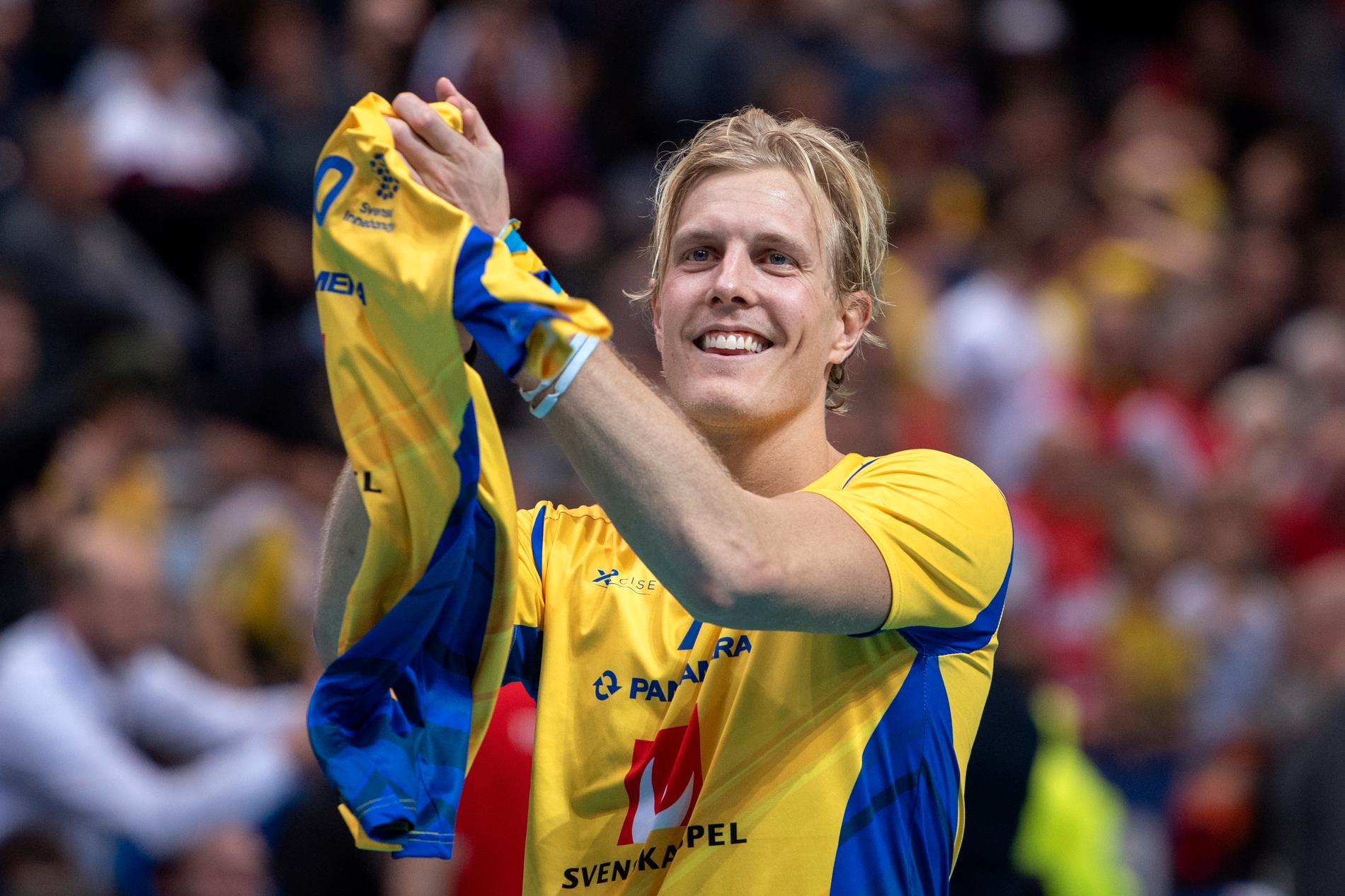 Kim Nilsson var nöjd med den svenska starten mot Norge. Arkivbild.