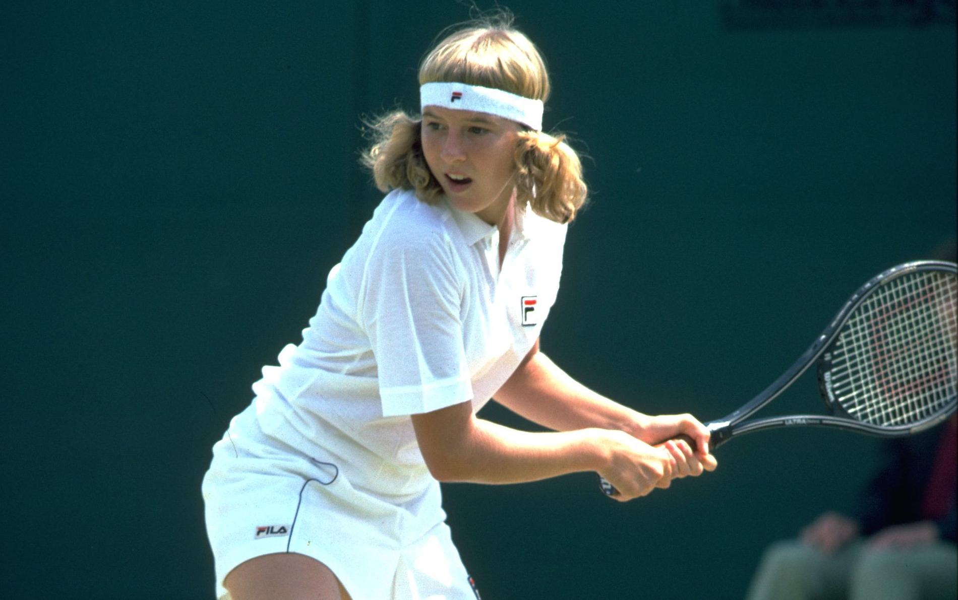 Andrea Jaeger i Wimbledon 1982.