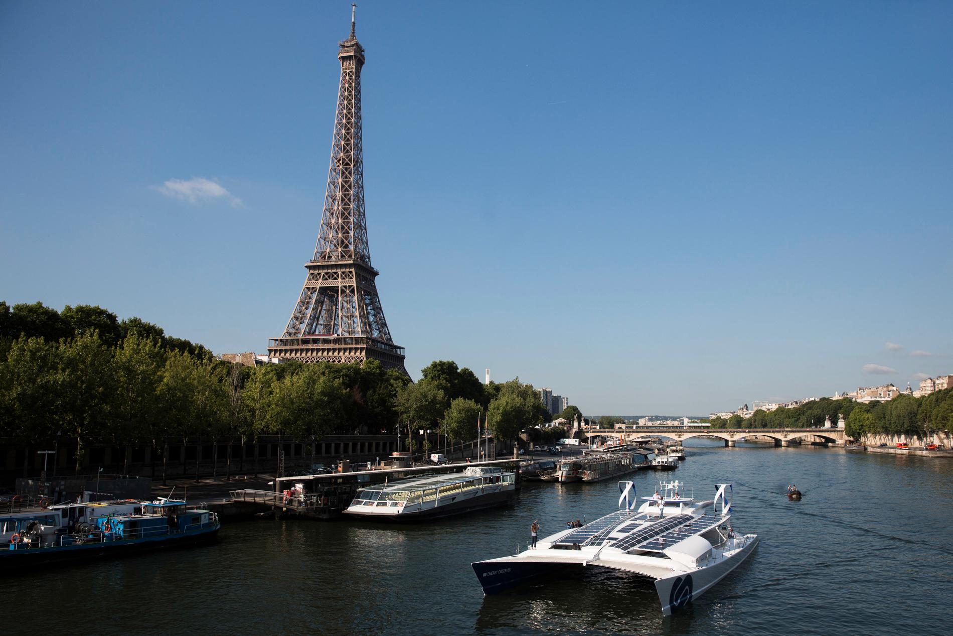 Floden Seine står värd för OS-invigningen 2024. Arkivbild.
