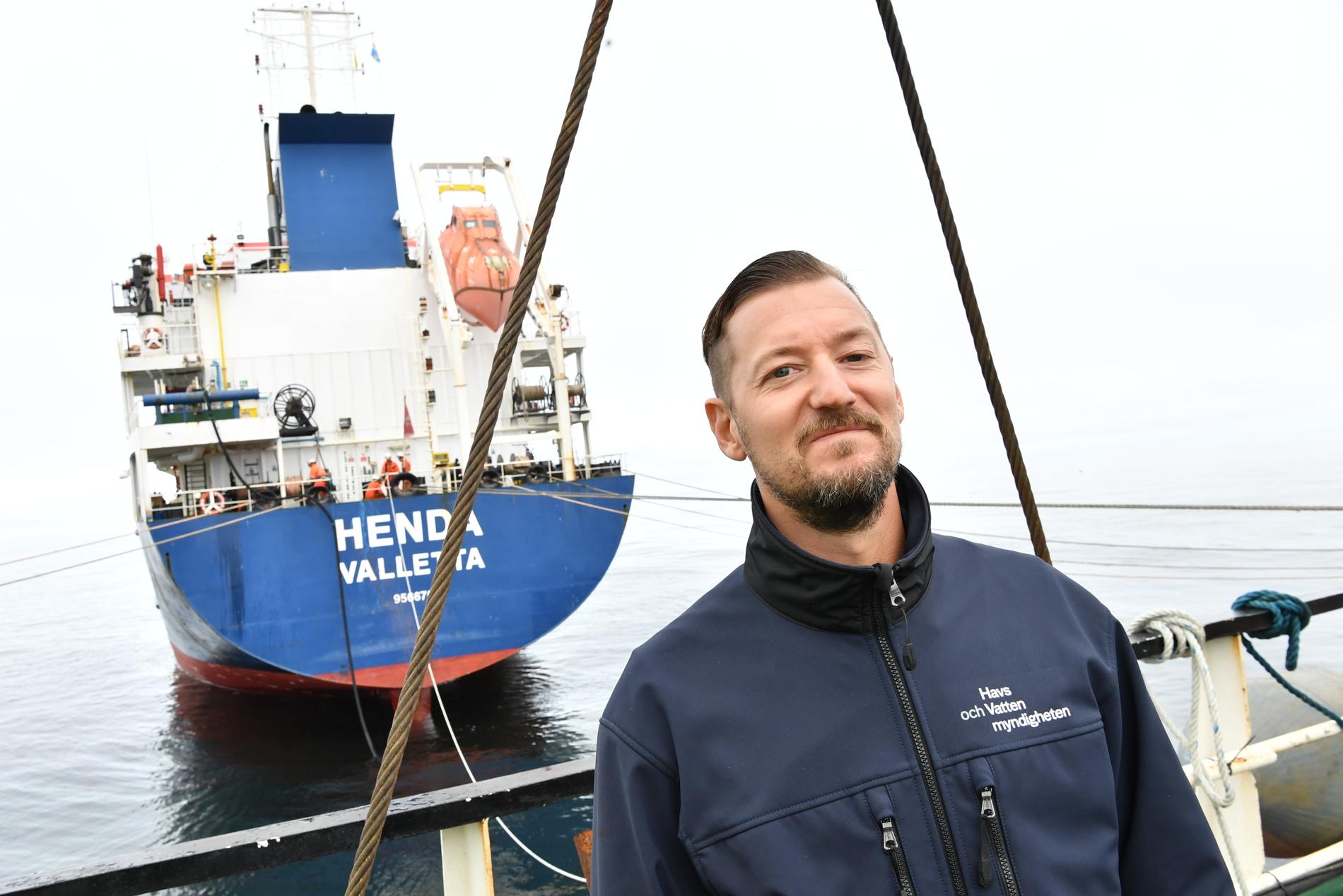 Vrakspecialist Fredrik Lindgren på Havs- och vattenmyndigheten är glad över att arbetet ger resultat.