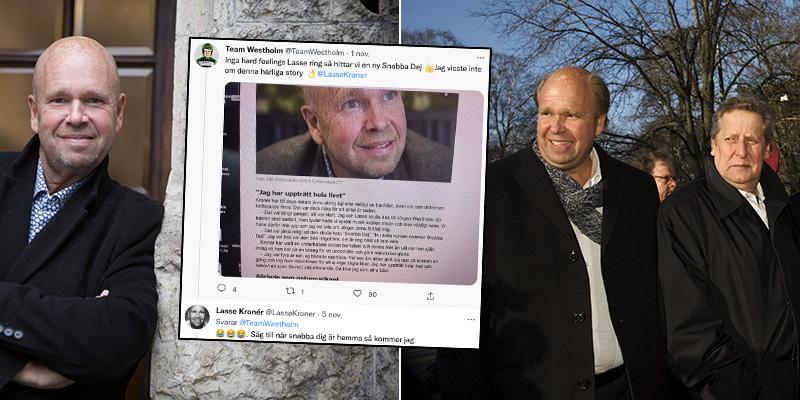 Travtränaren Jörgen Westholm letar häst åt Lasse Kronér: ”Jag tar med några vänner”