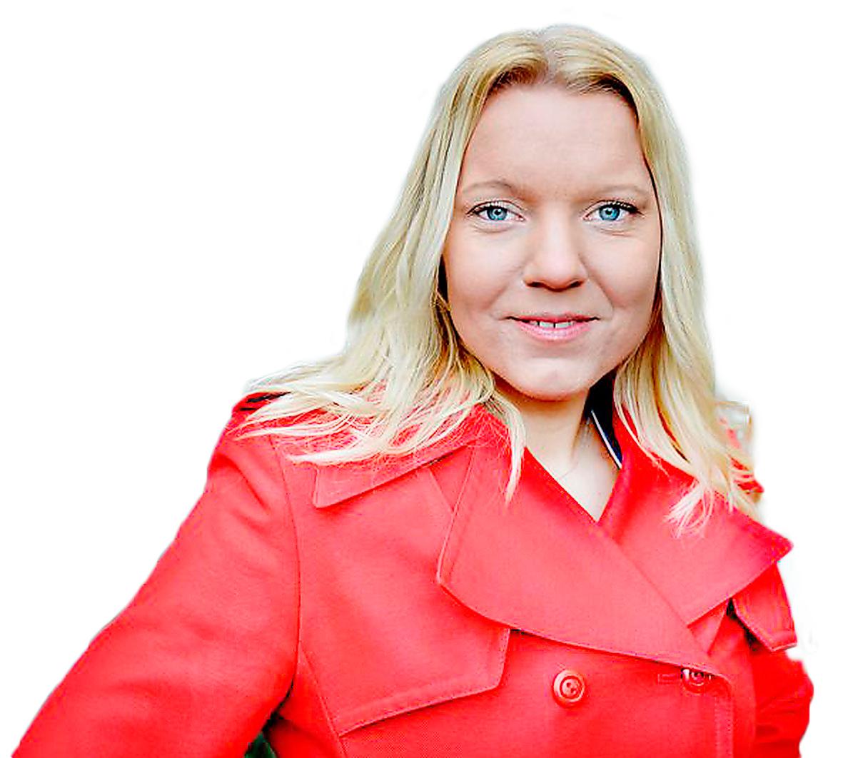 Carina Bergfeldt (född 1980), reporter och kolumnist på Aftonbladet. Fick Stora Journalistpriset 2012. Foto: Andreas Bardell