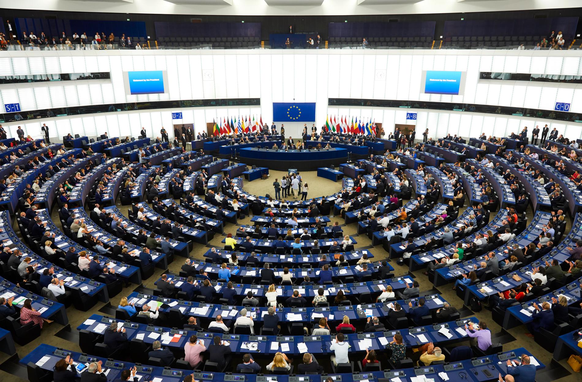 EU-parlamentet i Strasbourg. Arkivfoto.