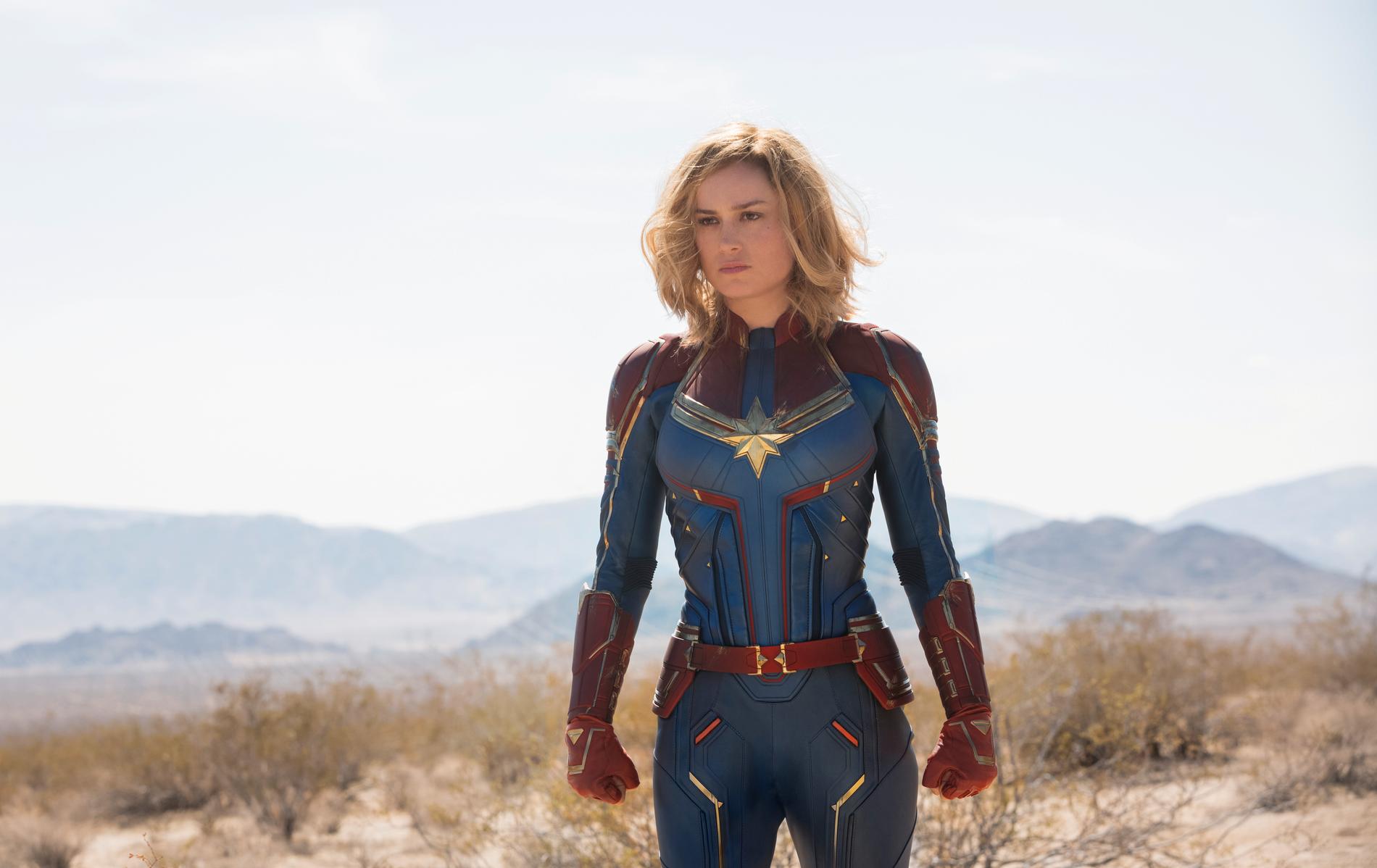 Captain Marvel spelas av Brie Larson.