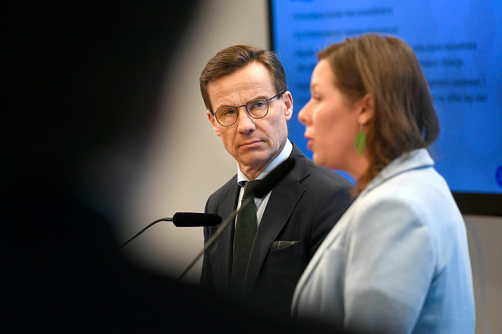 Ulf Kristersson och Maria Malmer Stenergard.