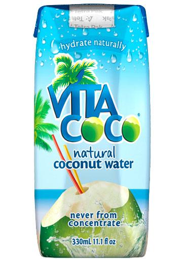 Kokosvatten ”Vita coco”, cirka 19 kronor/33cl.