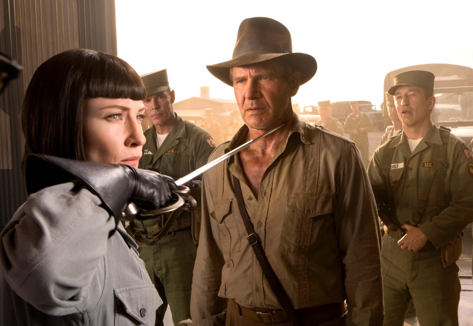 Harrison Ford som Indiana Jones i "Indiana Jones och kristalldödskallens rike" från 2008.