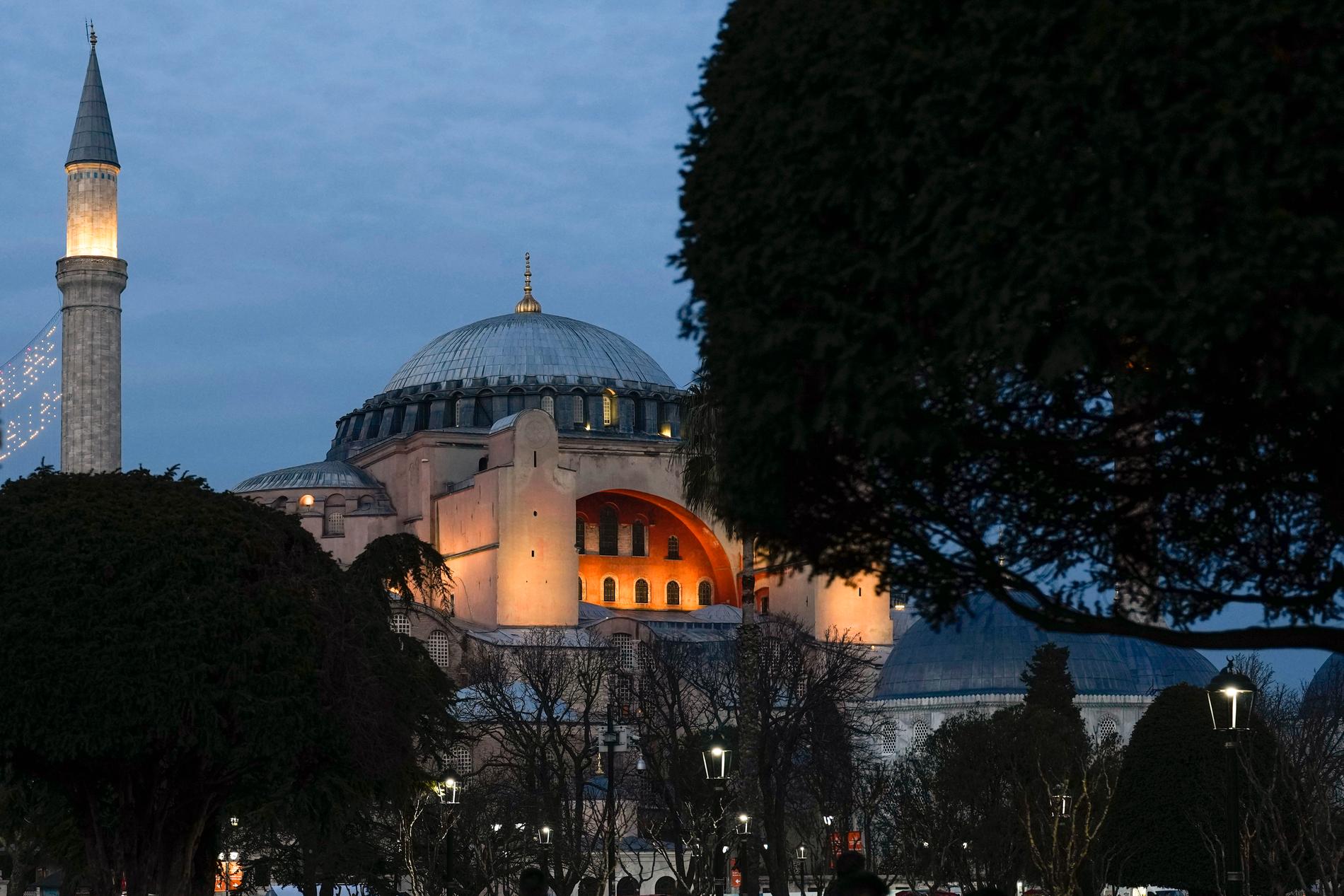 Hagia Sofia-moskén i Istanbul. Arkivbild.