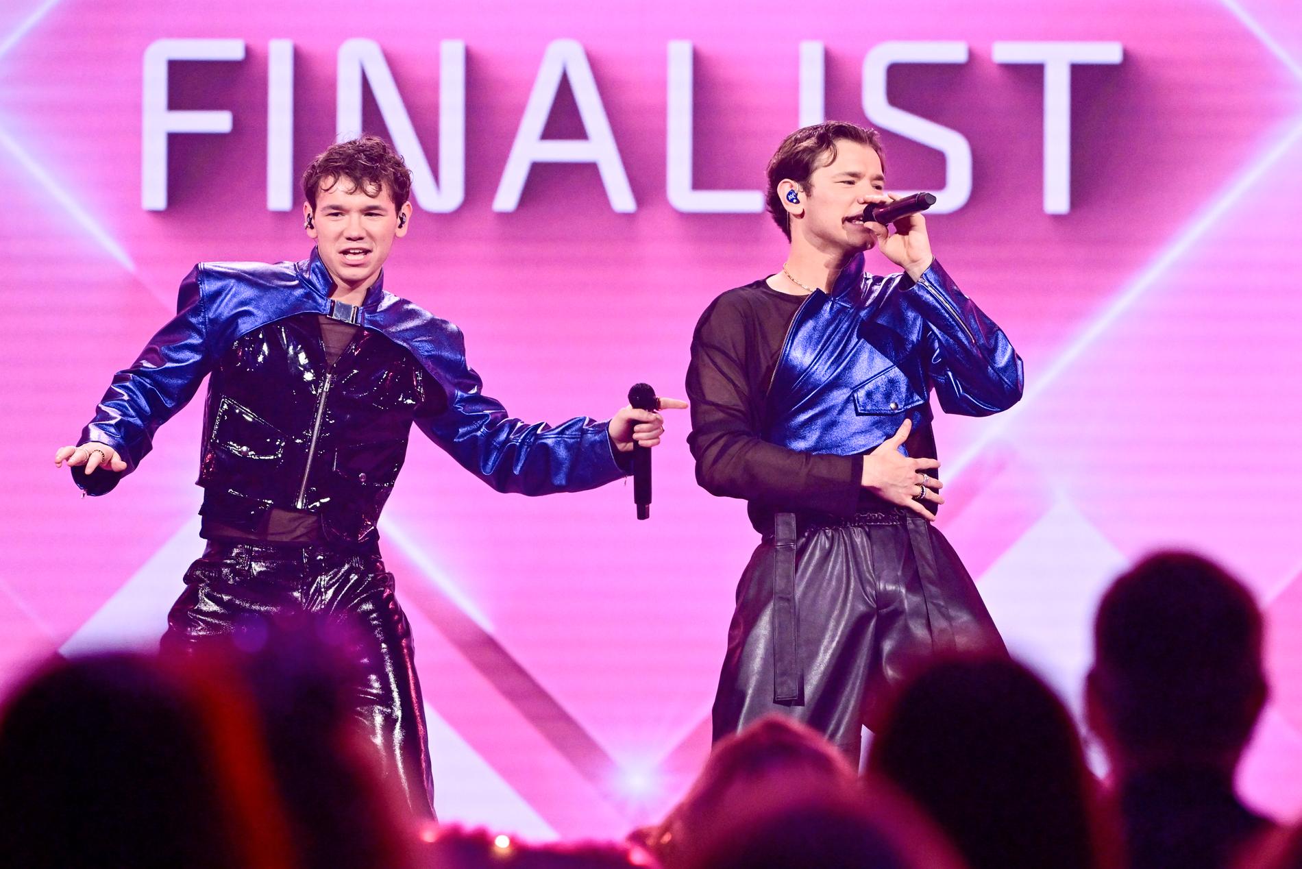 Marcus & Martinus tävlade med bidraget "Unforgettable" i Melodifestivalen i lördags.