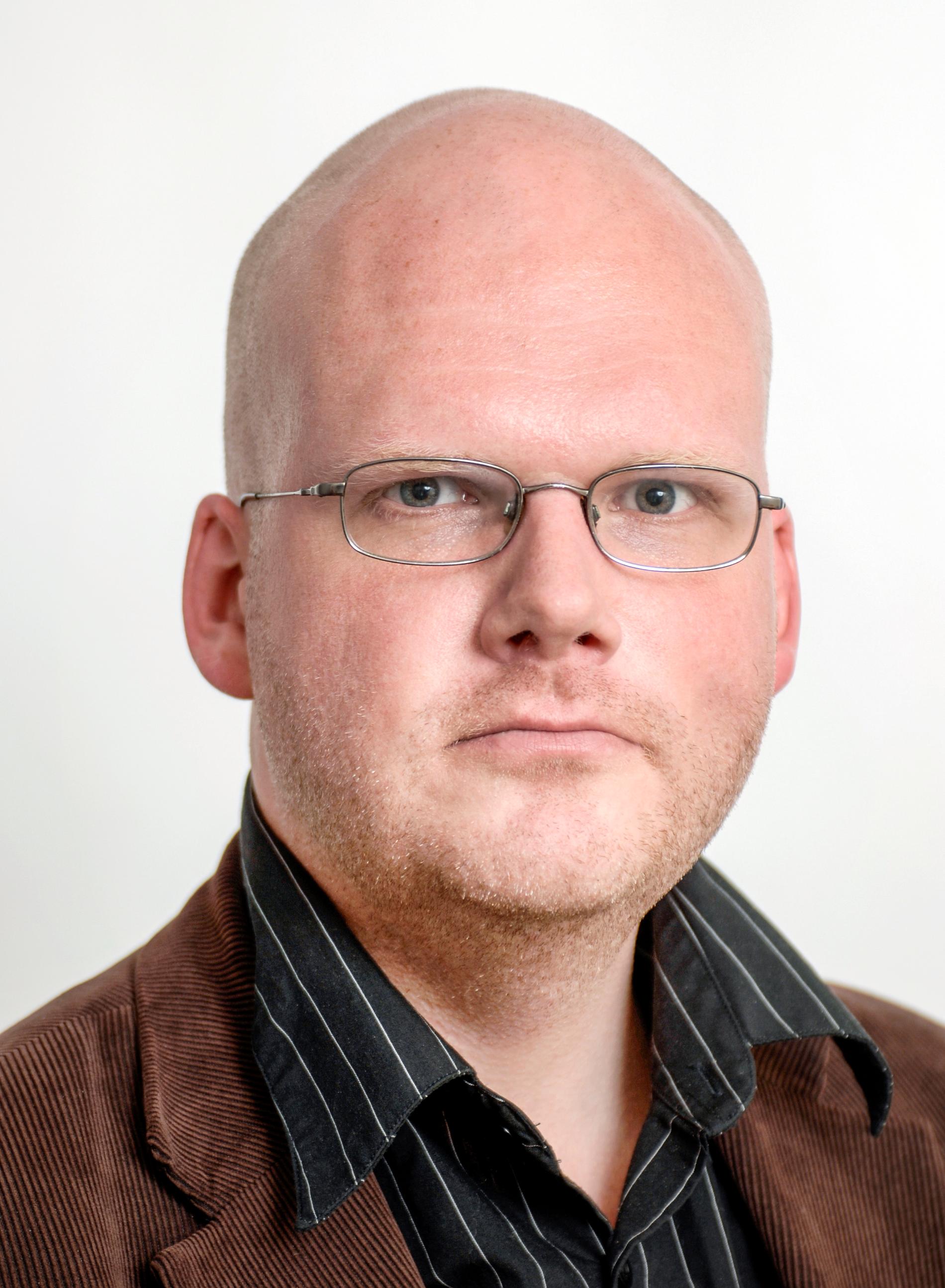 Mikael Grill Pettersson, reporter på SVT. 