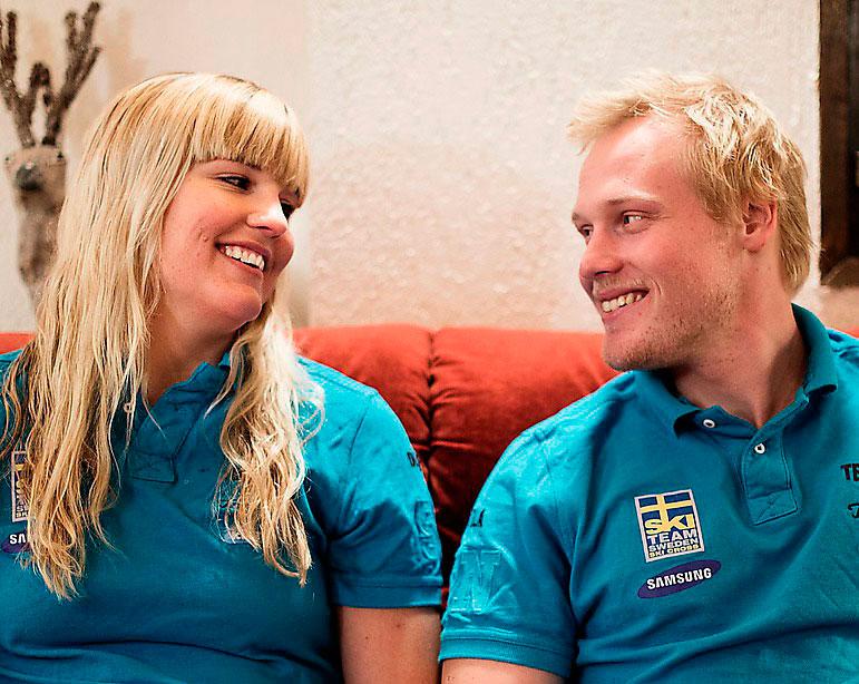 Skicrossstjärnorna Anna Holmlund och Victor Öhling Norberg är ett par (bilden är från 2014).