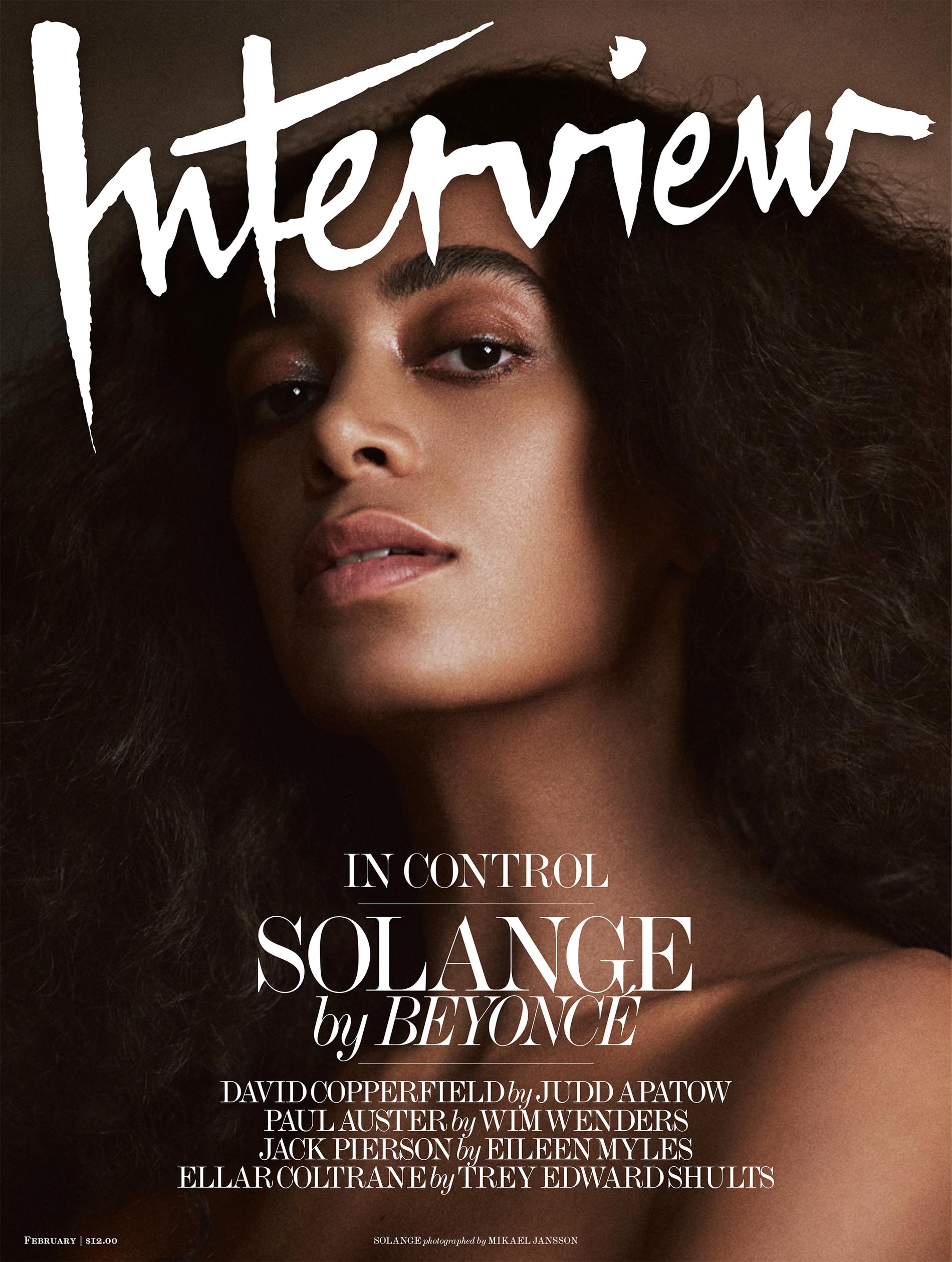 Solange Knowles, Interview Magazine.