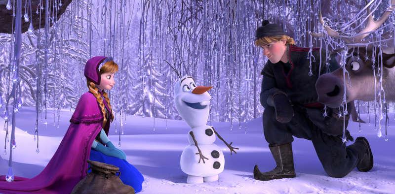Prinssessan Anna, snögubben Olof och ishuggaren Kristoffer är några av karaktärerna i Frost. 