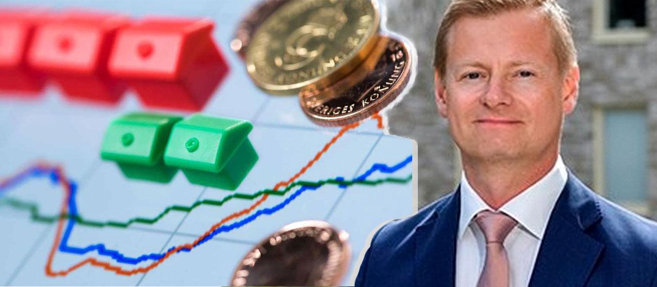 Marcus Svanberg är VD på Länsförsäkringar Fastighetsförmedling som noga bevakar prisutvecklingen på den svenska bostadsmarknaden.