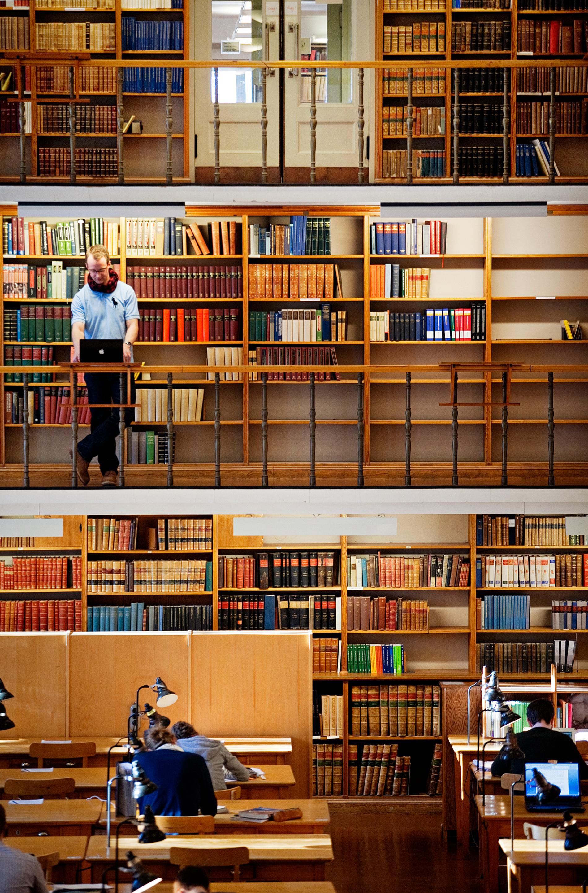 A-salen i Uppsala Universitets bibliotek.