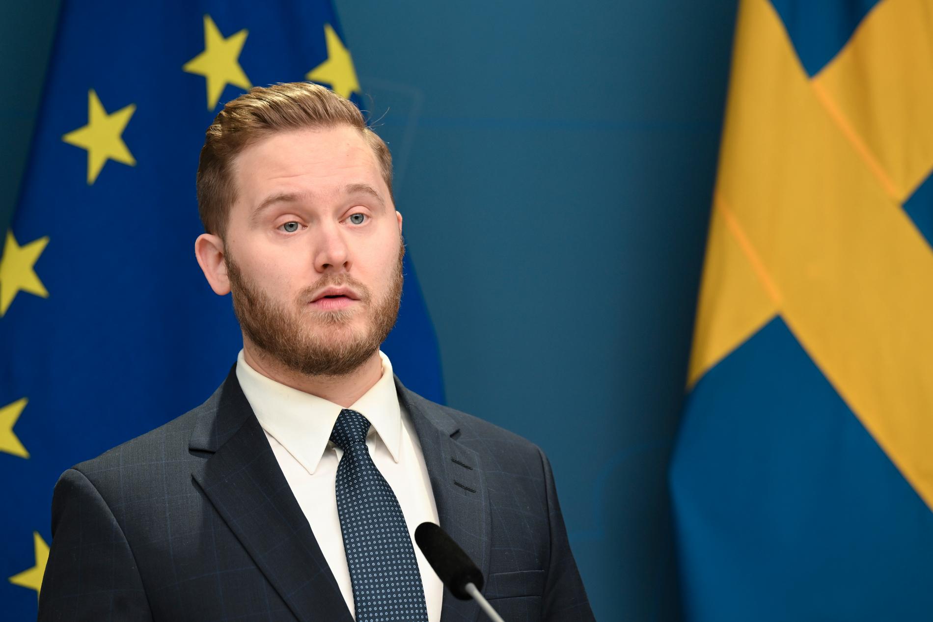 Henrik Vinge, riksdagsledamot Sverigedemokraterna.