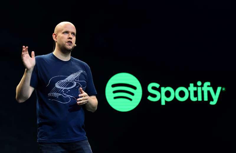 Daniel Ek är vd för Spotify.