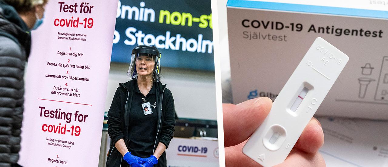 Alla som reser in till Sverige ska nu visa upp någon form av covidpass.