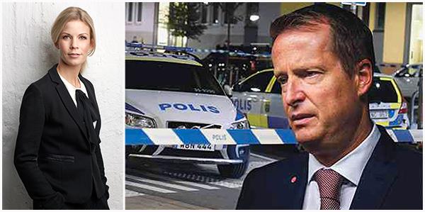 Anna König Jerlmyr (M) menar att Anders Ygeman och regeringen sviker stockholmarna. ”Om inte  inrikesministern tar sitt ansvar och säkrar stockholmarnas trygghet öppnar vi för en kommunal polis och sänder räkningen till regeringen”.