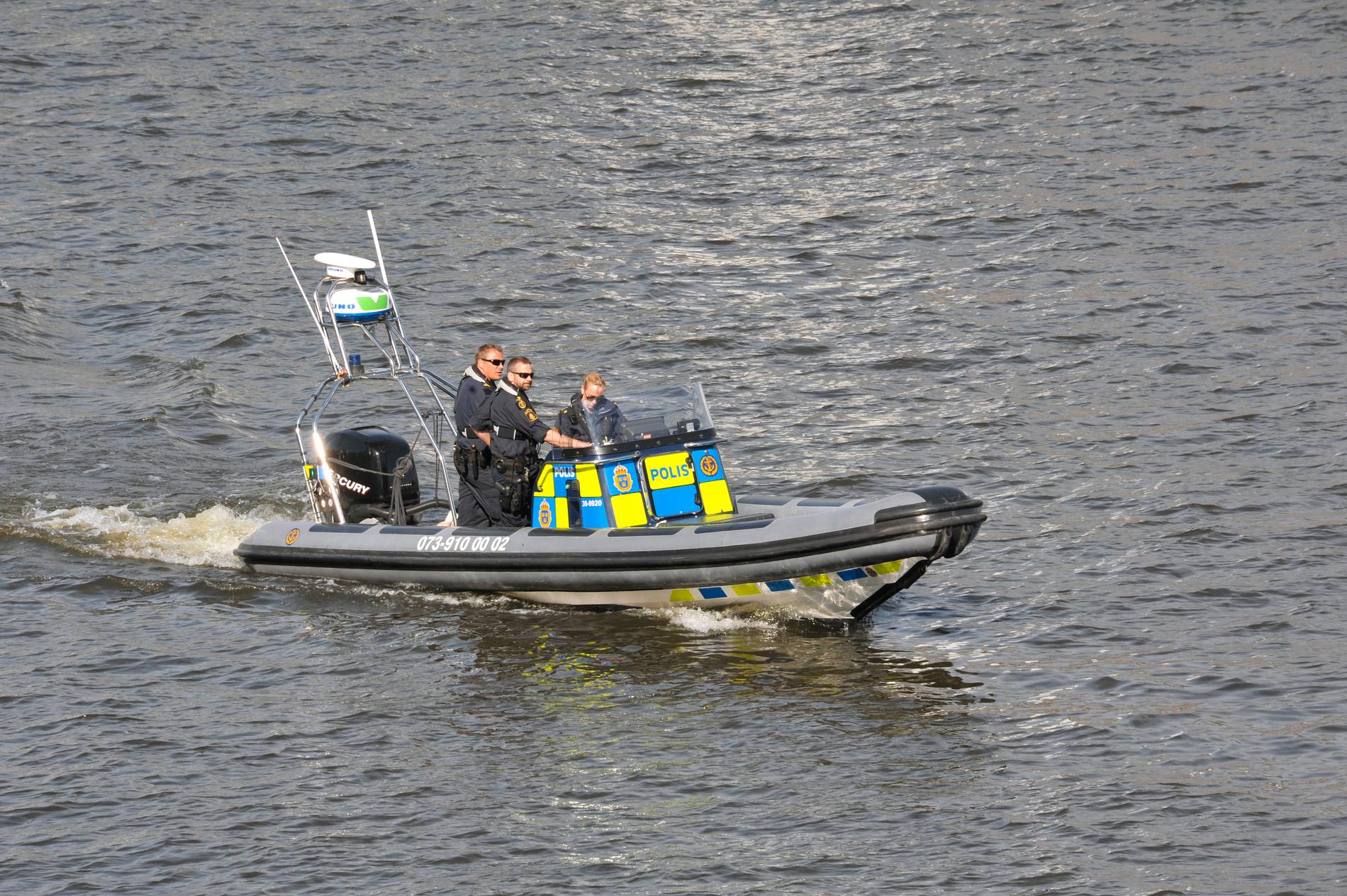 Polisen har fått tycka ut till en olycka mellan flera båtar i Solna. Arkivbild.