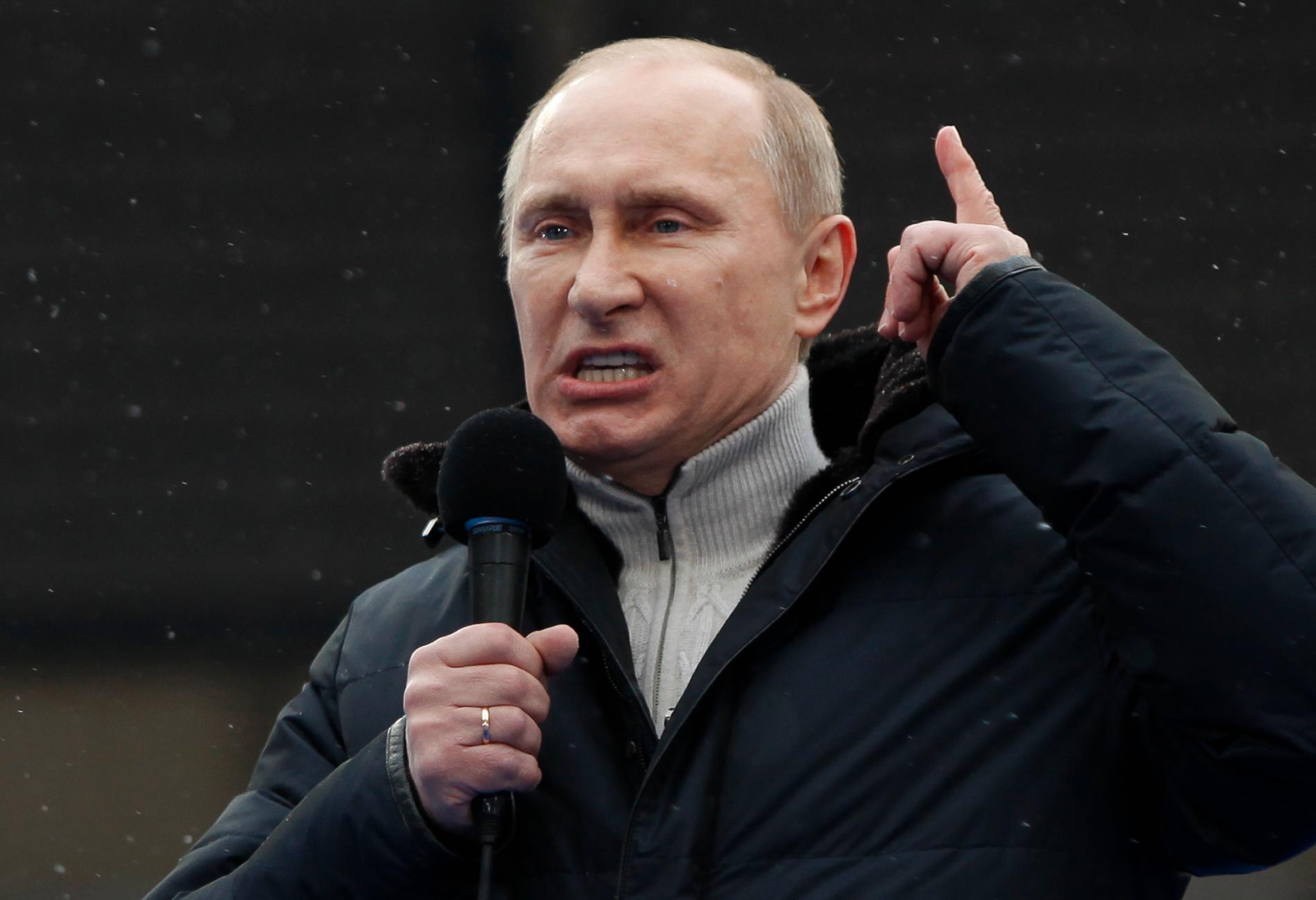 Vladimir Putin har invaderat Georgien tidigare.