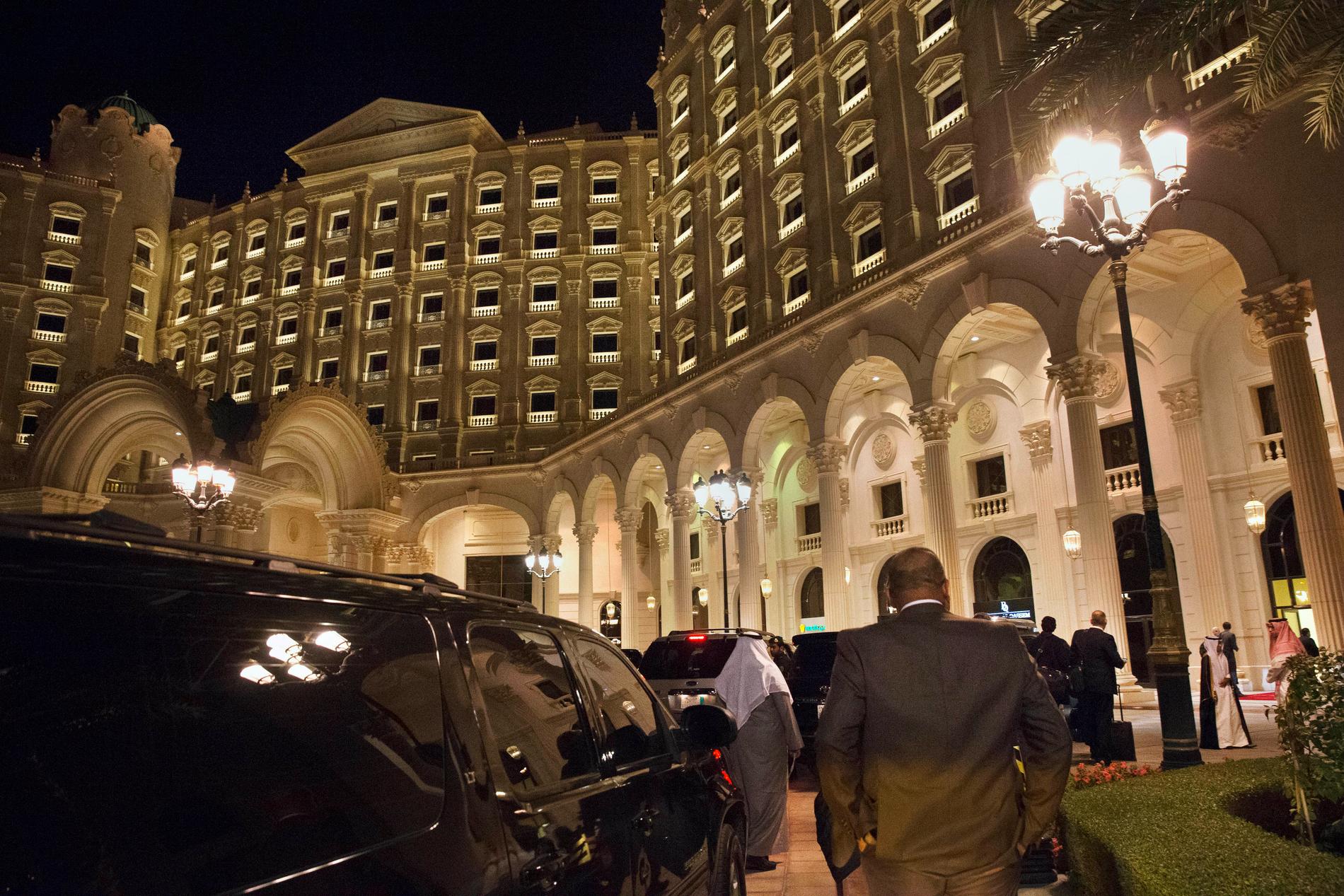 Ogifta män och kvinnor tillåts dela hotellrum i Saudiarabien. Här Ritz Carlton i huvudstaden Riyadh. Arkivbild