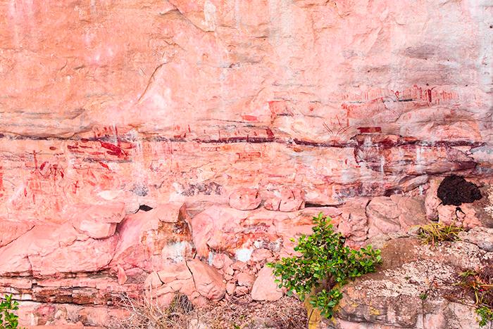 I Chiribiquete nationalpark finns målningar som är upp till 20 000 år gamla. 