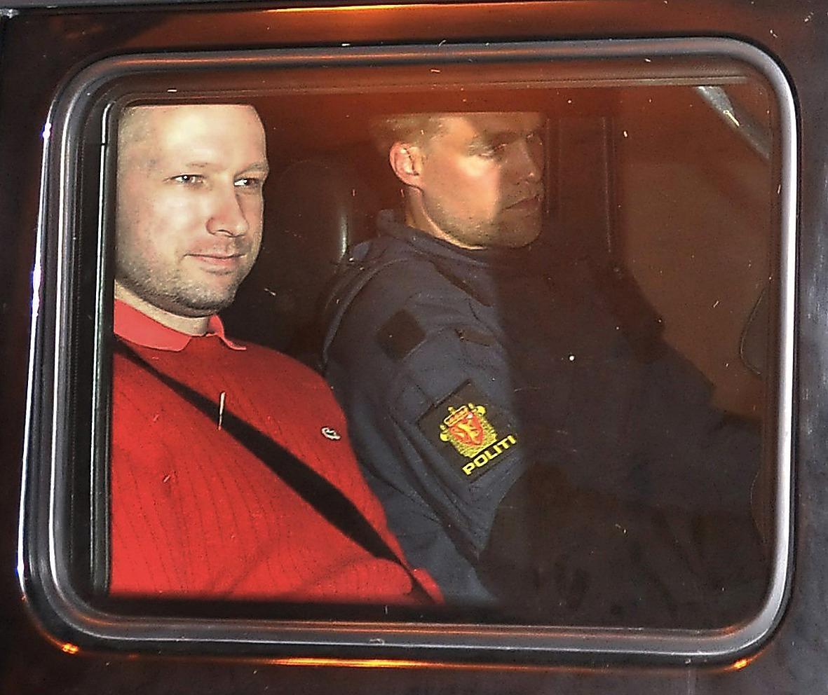 Massmördaren Anders Behring Breivik. Foto: AP