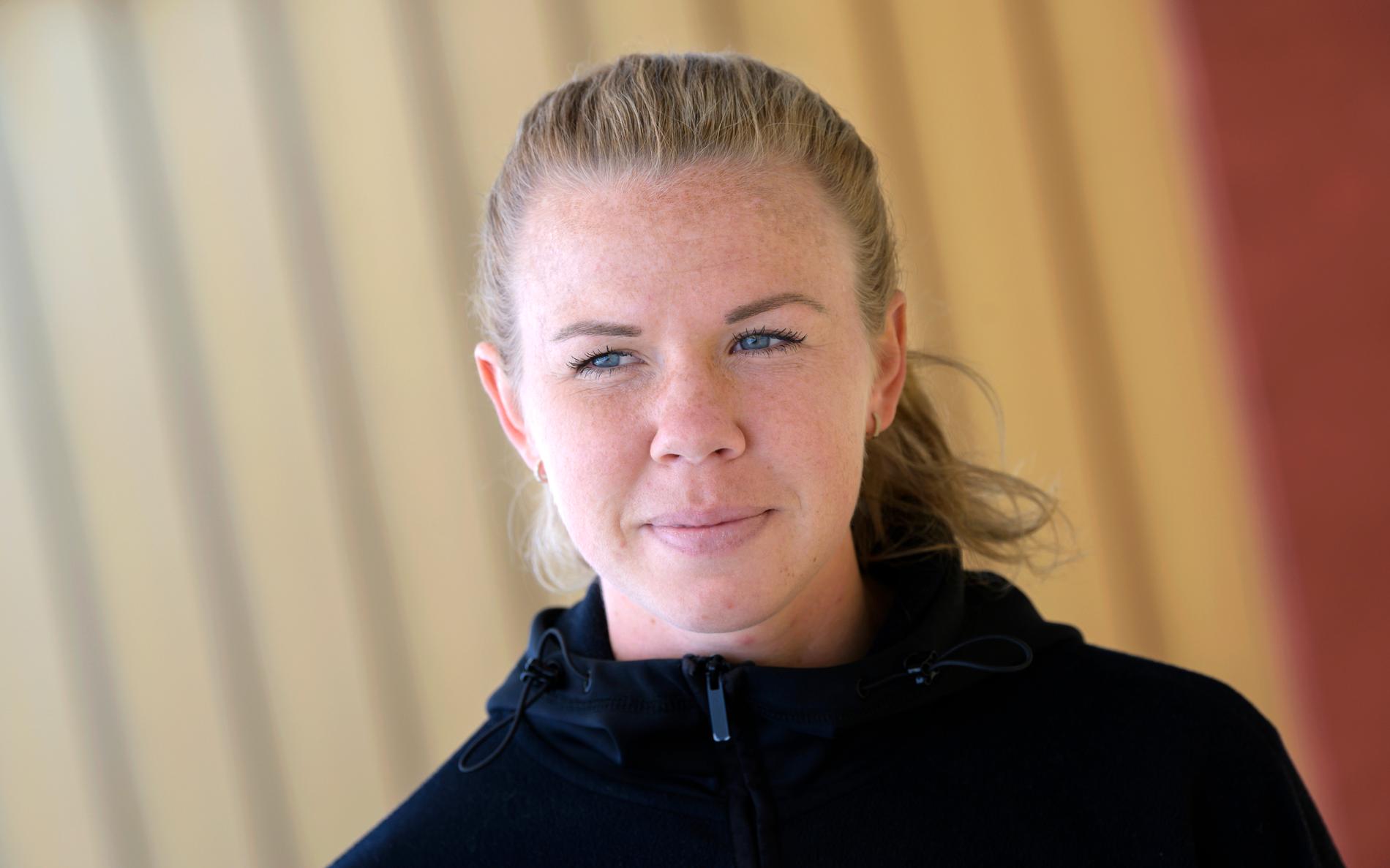 Jessica Samuelsson, FC Rosengård, har inte stort hopp om att bli uttagen till VM. Arkivbild