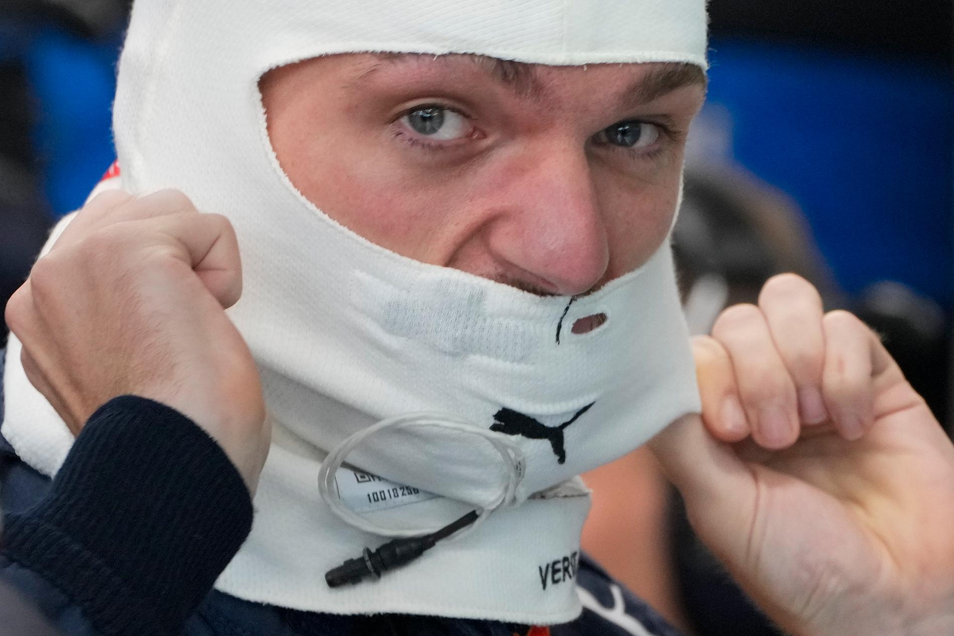 Max Verstappen fick ett utbrott i kvalet till Singapores Grand Prix.