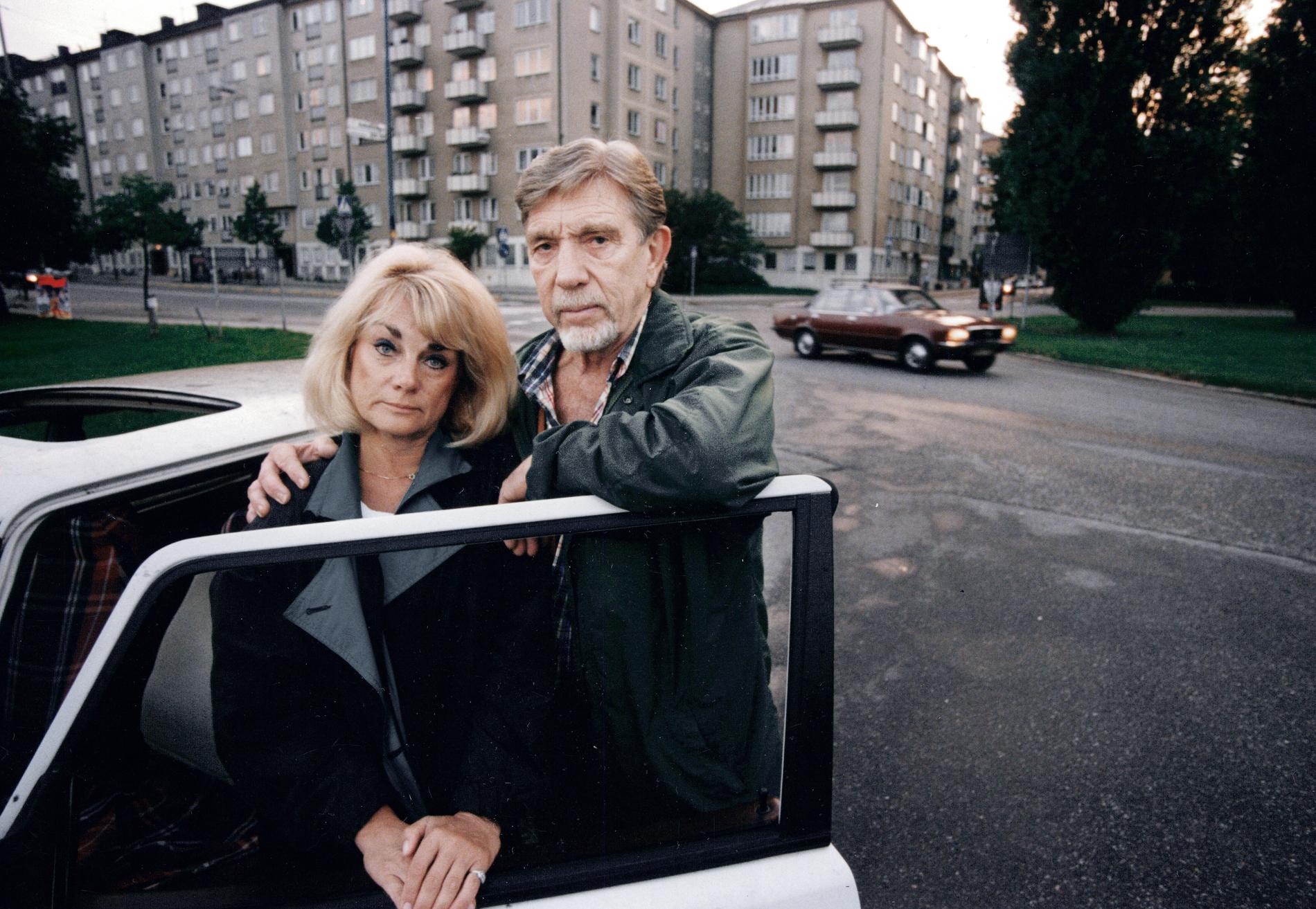 Owe Thörnqvist och Berit Gullberg 1994.