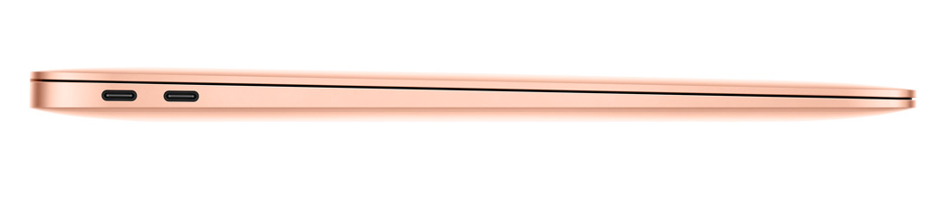 Nya Macbook Air är tio procent tunnare, bara 15,6 millimeter.