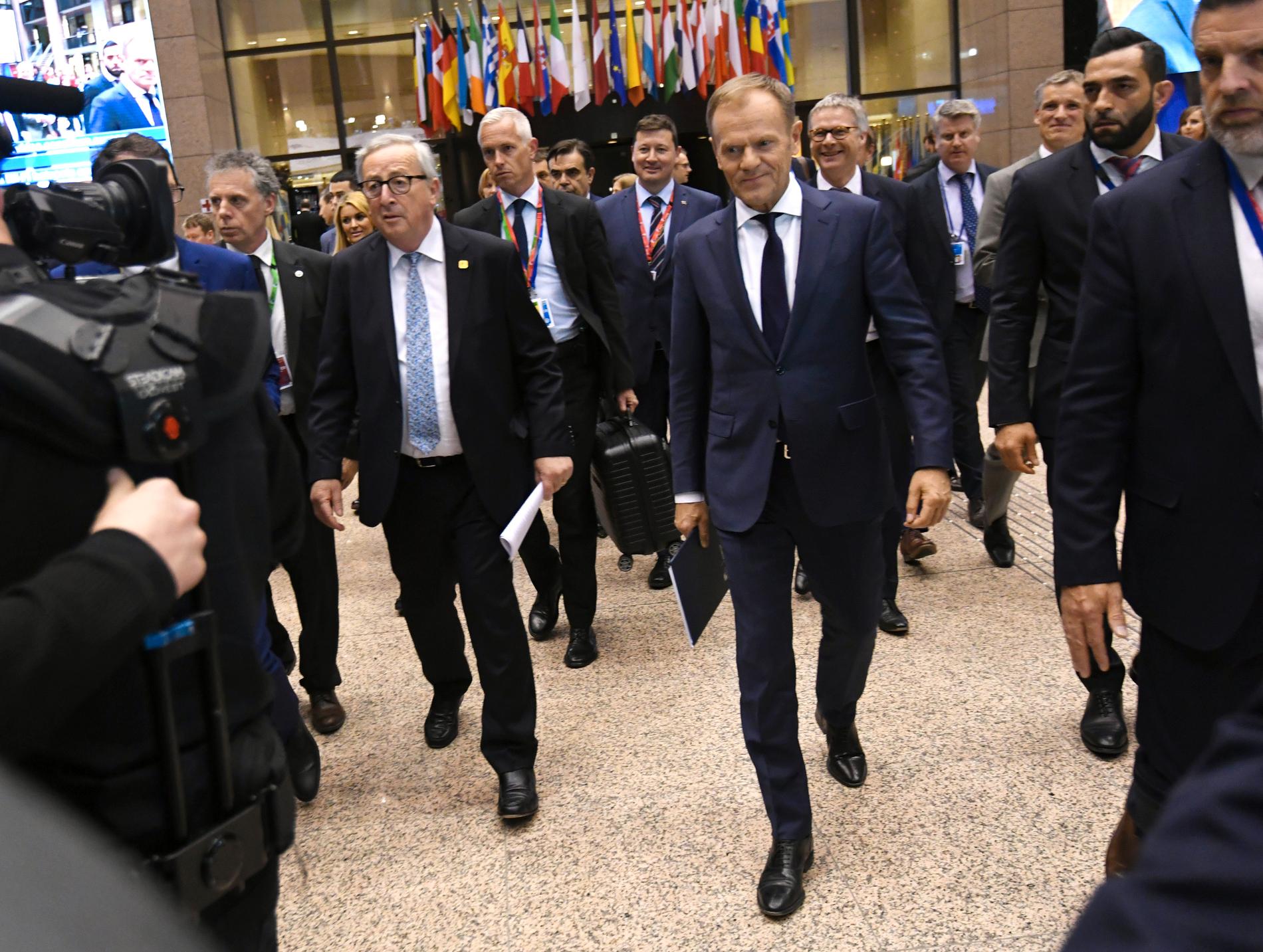 Vilka ska ta över EU-toppjobben från Jean Claude Juncker och Donald Tusk ? Posterna som ordförande i EU-kommissionen och i Europeiska rådet är snart lediga. Arkivbild