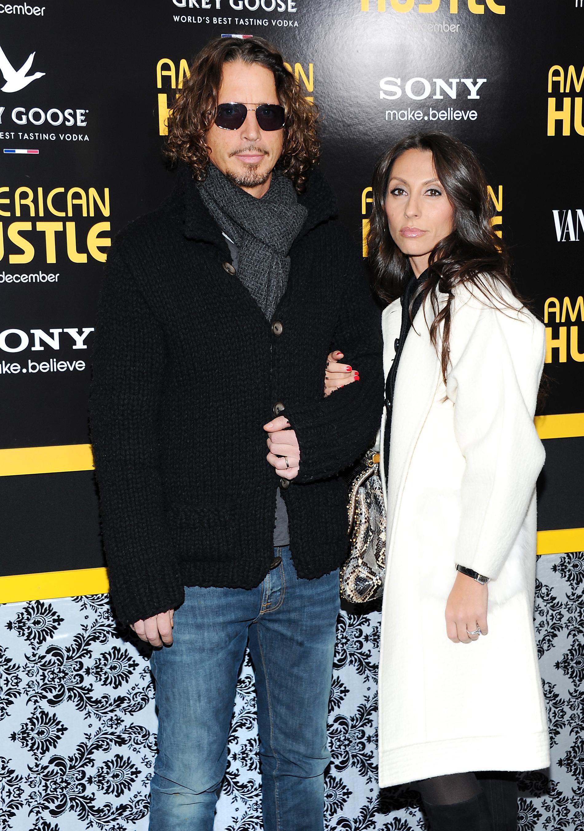 Chris Cornell tillsammans med frun Vicky Karayiannis.