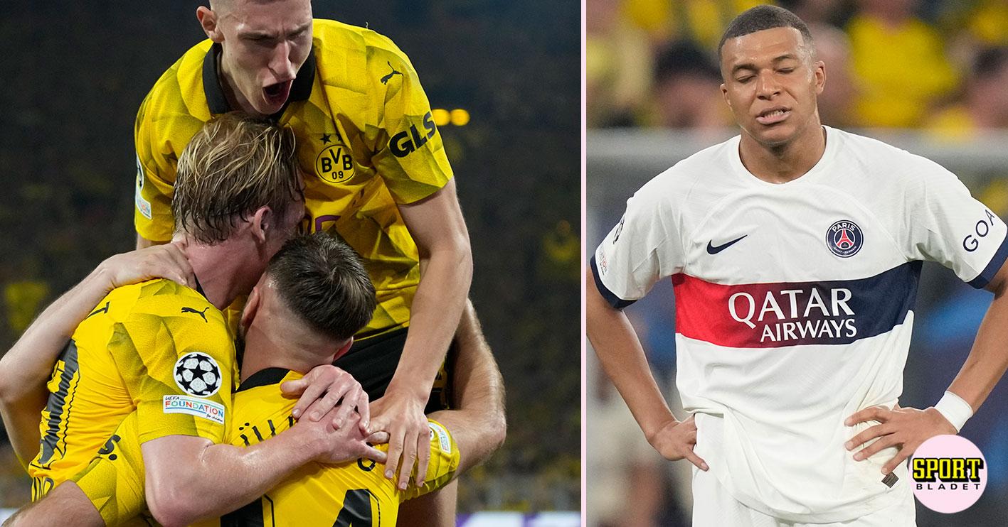 PSG fell to Dortmund in the first semi