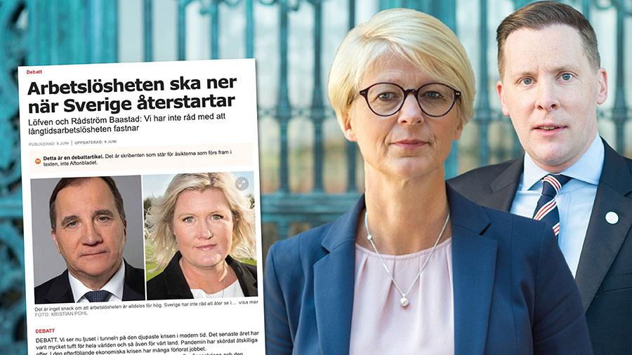 Sveriges arbetslöshet har utvecklats sämst i EU sedan Löfven tillträdde. En borgerlig regering kommer att byta ut bidragslinjen mot arbetslinjen. Replik från Elisabeth Svantesson och Mats Green.