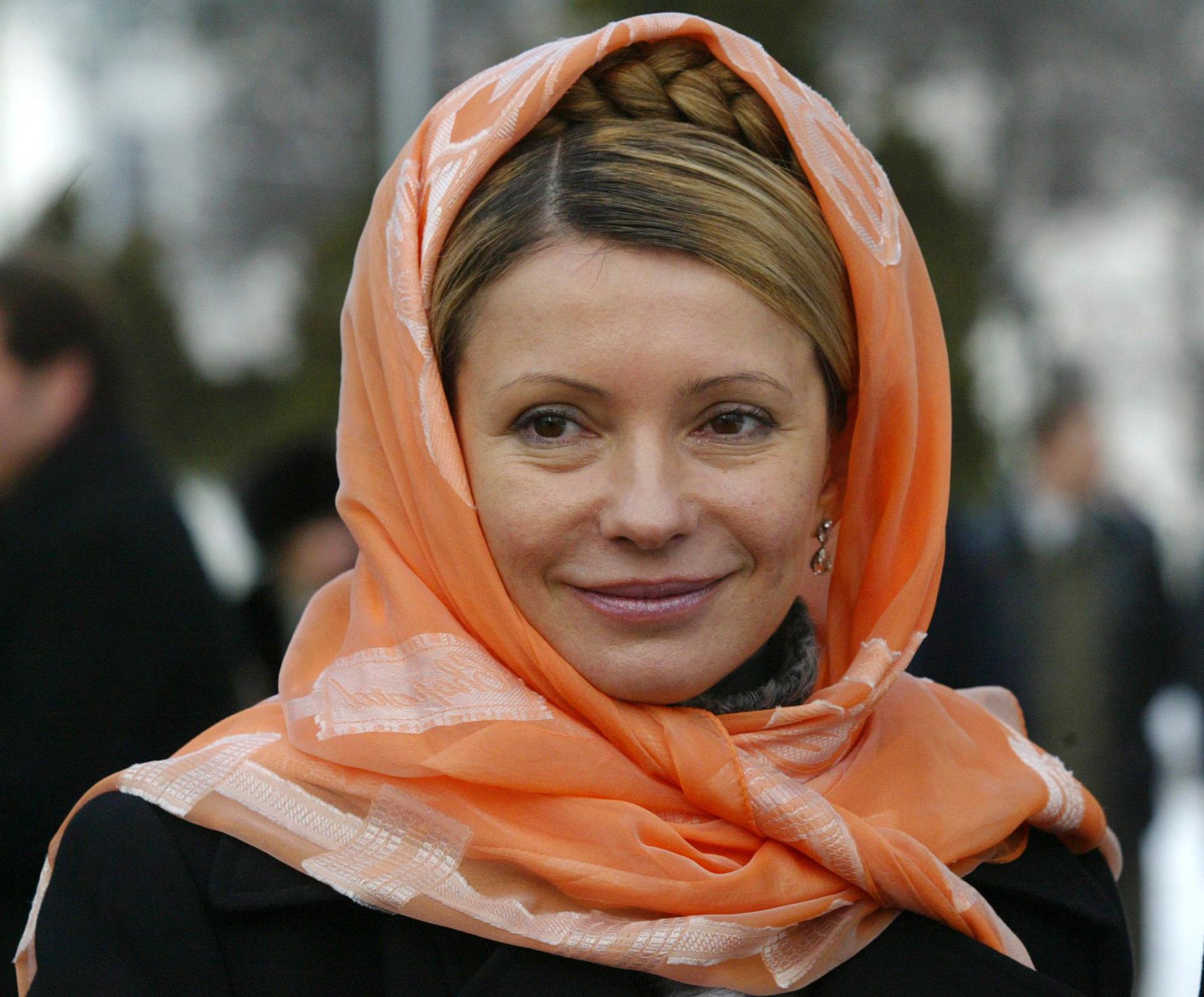 Julia Tymosjenko, dåvarande premiärminister.