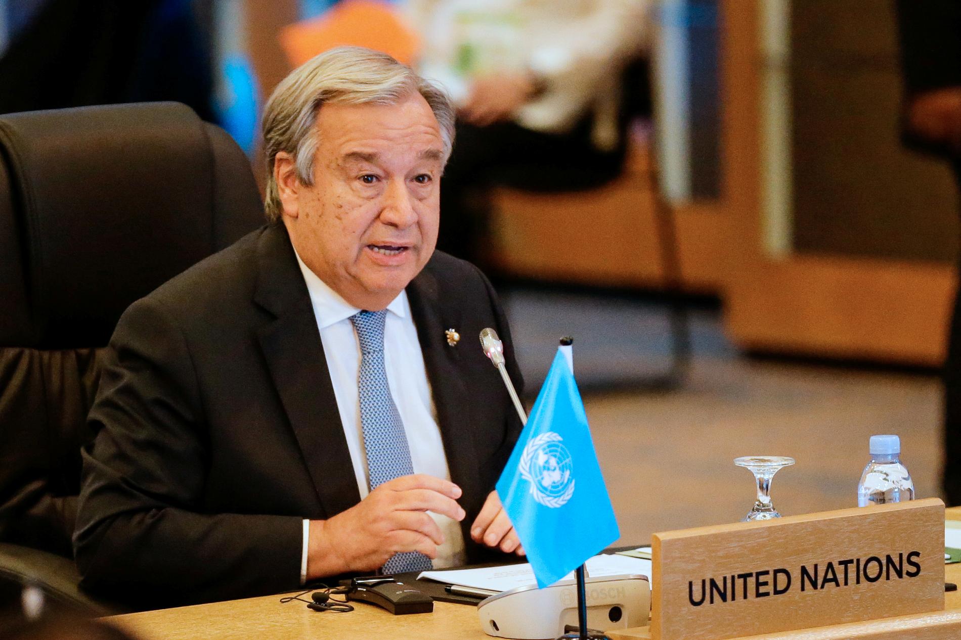 FN:s generalsekreterare Antonio Guterres