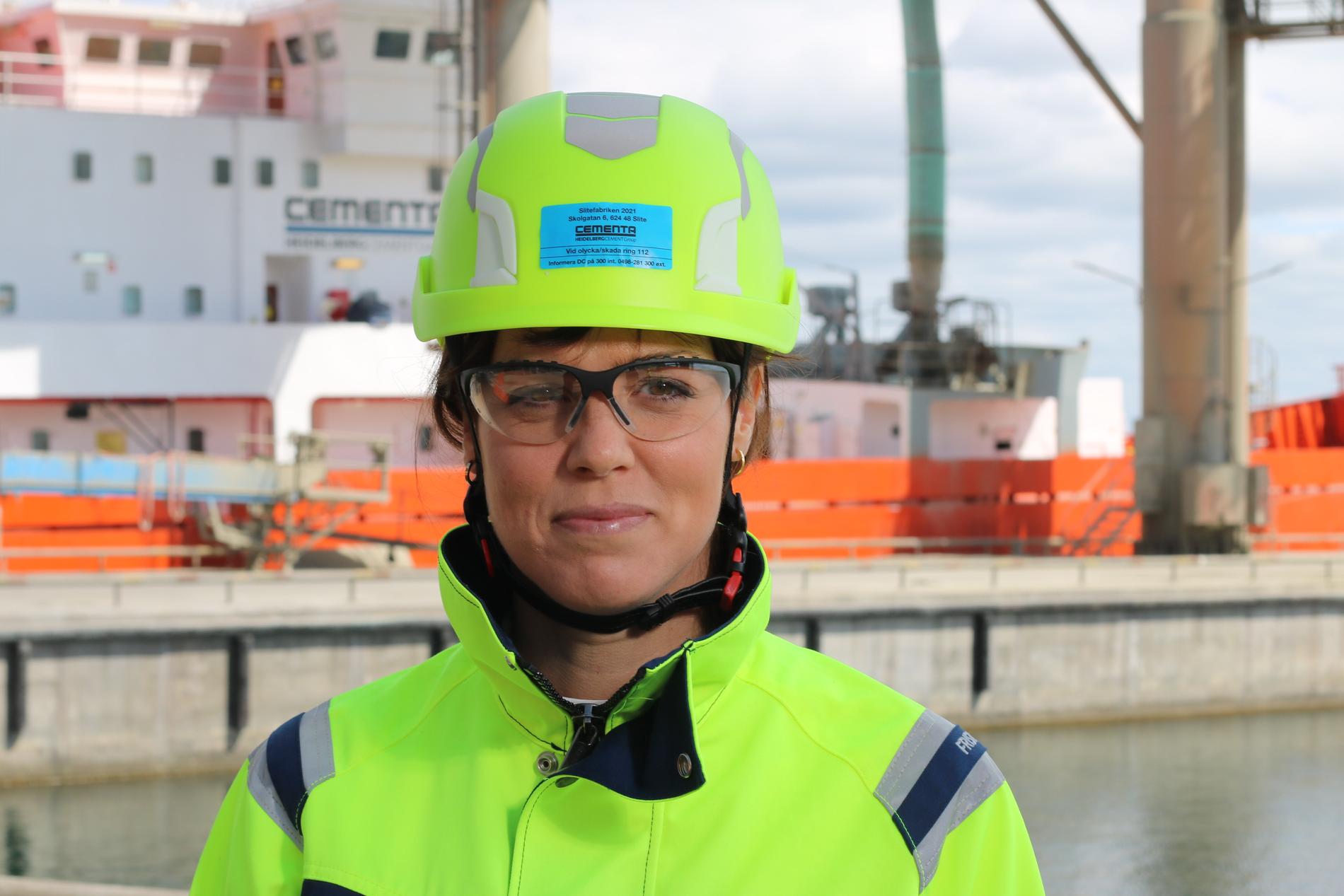 Karin Comstedt Webb, hållbarhetschef på Cementa.