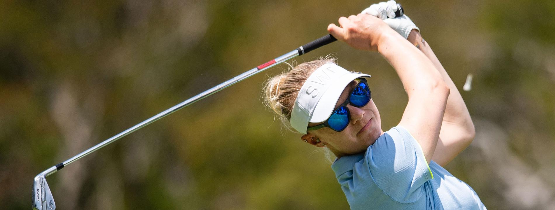 Madelene Sagström fick en drömstart i golfen på OS. 