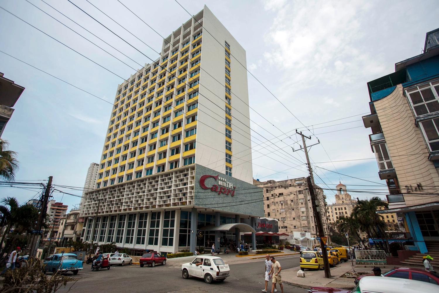 Den senaste attacken skedde på ett hotellrum på det populära hotellet Capri i Havanna. 