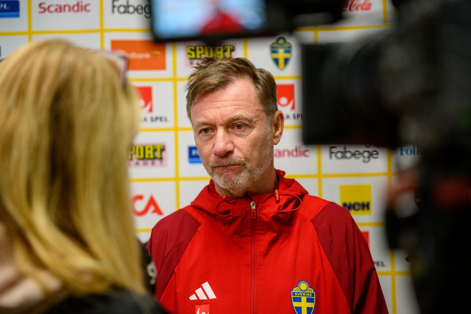 Peter Gerhardsson, förbundskapten för svenska damlandslaget. 